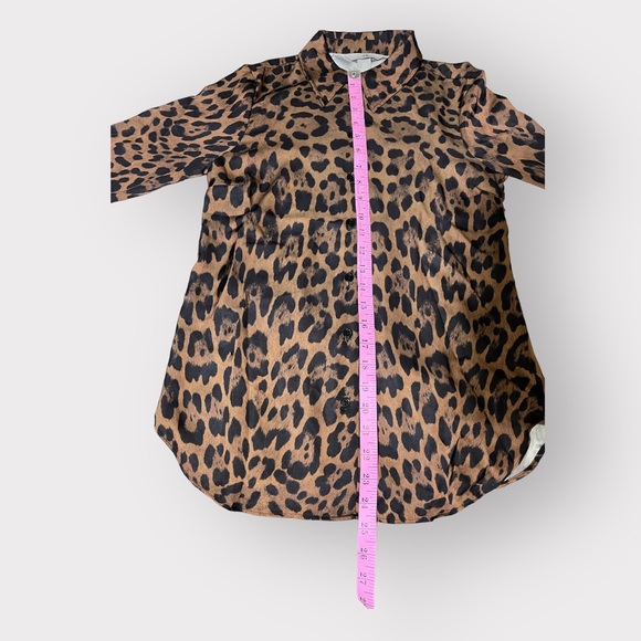 H&M Leopard Button Up Blouse - Picture 7 of 11